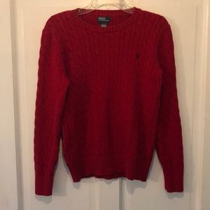 Red Ralph Lauren sweater